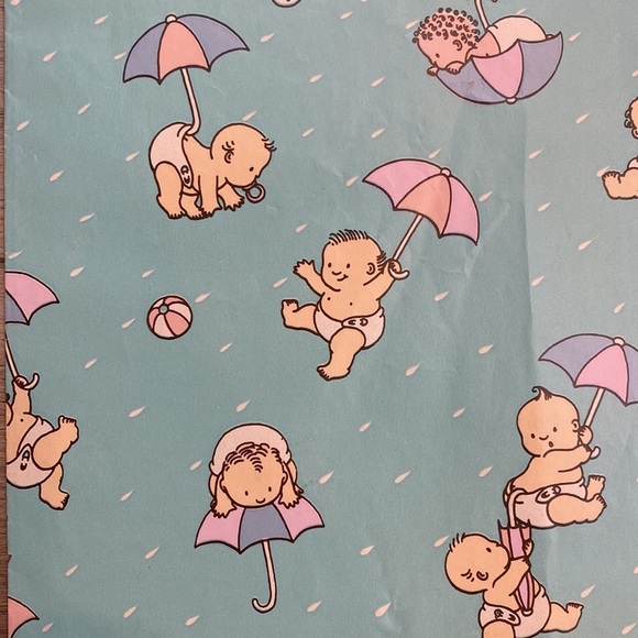 Vintage Babyshower‎ Wrapping Paper - Picture 7 of 11